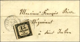 Càd T 22 LE CHABLES Sur Lettre Avec Texte Adressé Localement à St Julien, Taxe N° 3 Obl... - 1859-1959 Cartas & Documentos