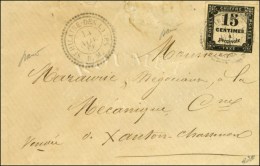 Càd T 22 ST HILAIRE-DES-LOGES / B.M./ Taxe N° 3 Sur Lettre Locale. 1866. Exceptionnelle Association De... - 1859-1959 Briefe & Dokumente