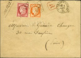 GC 3543 / N° 38 + 57 Càd T 16 St CHELY D'APCHER (46) Sur Lettre Recommandée. 1875. - TB / SUP. - 1871-1875 Cérès