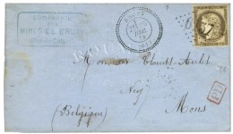 GC 6157 / N° 56 Càd T 24 BRUAY (61) Sur Lettre Pour La Belgique. 1873. - TB / SUP. - 1871-1875 Cérès