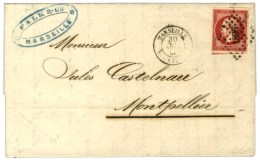 PC 1896 / N° 17 Nuance Groseille Càd T 15 4 MARSEILLE 4 (12). 1861. - TB. - 1853-1860 Napoléon III