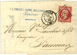 PC 1771 / N° 17 A Rose Vif Càd T 15 LOUDUN (80). 1862. - SUP. - 1853-1860 Napoleon III