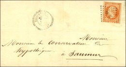 PC 3896 / N° 16 Càd T 22 THOUARCE (47) Sur Lettre Pour Saumur. 1862. - TB. - 1853-1860 Napoléon III