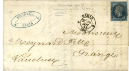 Cercle De Points / N° 14 Càd * PARIS * (60). 1859. - TB / SUP. - 1853-1860 Napoleon III