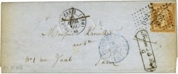 Losange DS2 / N° 13 Càd (DS2) PARIS (DS2) + Griffe Trouvé à La Boite Et Càd... - 1853-1860 Napoleon III