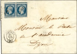 PC 1639 / N° 10 Paire (superbes Marges) Càd T 15 LANGRES (50). 1853. - TB / SUP. - R. - 1852 Louis-Napoleon