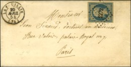 PC 1272 / N° 10 (belles Marges) Càd T 15 LA FEUILLIE (74) Sur Lettre Avec Texte Daté De Fleury La... - 1852 Louis-Napoleon