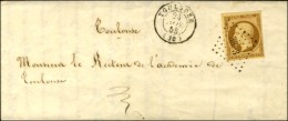 PC 3383 / N° 9 Càd T 15 TOULOUSE (30) Sur Lettre Avec Texte Local. 1853. - SUP. - R. - 1852 Louis-Napoleon