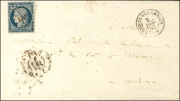 PC 641 / N° 4 Càd T 15 CASTETS-DES-LANDES (39) Sur Lettre Avec Texte Daté De Lit. Au Recto,... - 1849-1850 Cérès