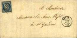 Grille / N° 4 Càd T 15 ASPET (30) Sur Lettre Avec Texte Daté De Sengouagnet. 1850. - SUP. - 1849-1850 Cérès