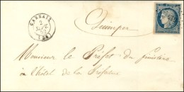 PC 615 / N° 4 Càd T 15 CARHAIX (28). 1852. - TB / SUP. - 1849-1850 Cérès