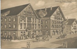 SUPERBE CPA HOTEL ZUR POST FREUDENSTADT BES. WILHMELM LUZ - Elm