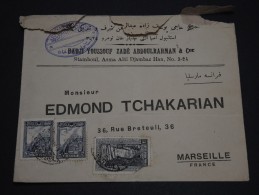 TURQUIE - Env Pour Marseille - France - 1925 / 1929 - Détaillons Collection - A Voir - Lot N° 16586 - Brieven En Documenten