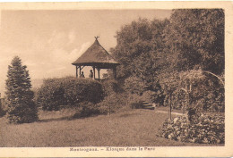 CHAMPAGNE SUR OISE   MONTROGNON    KIOSQUE DANS LE PARC   CARTE RARE - Champagne Sur Oise