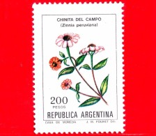 Nuovo - MNH - ARGENTINA - 1982 - Fiori - Flowers - Fleurs - Zinnia Peruviana - 200 - Gebraucht