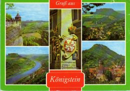 Königstein Sa - Mehrbildkarte 11 - Koenigstein (Saechs. Schw.)