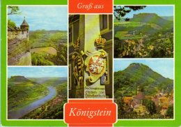 Königstein Sa - Mehrbildkarte 12 - Koenigstein (Saechs. Schw.)