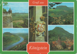 Königstein Sa - Mehrbildkarte 7 - Koenigstein (Saechs. Schw.)