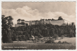 Königstein Sa - S/w Festung Königstein 1 - Koenigstein (Saechs. Schw.)