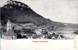 Königstein Sa - S/w Festung Königstein 10 - Koenigstein (Saechs. Schw.)