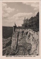 Königstein Sa - S/w Festung Königstein Abratzkyfelsen - Koenigstein (Saechs. Schw.)