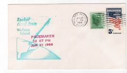 LETTRE - SPACE - WALLOPS ISLANDS - 27/06/1968 - PACEMAKER - Estados Unidos