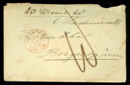 BRIEFOMSLAG Uit 1868 Van KLEINRONDSTEMPEL  VLISSINGEN Naar BERGEN Op ZOOM  (10461zc) - Covers & Documents