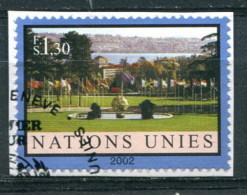 Nations Unies Genève 2002 - YT 446 (o) Sur Fragment - Gebruikt