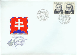 Slovakia 1993, FDC Cover Michal Kovac President Mi.# 166, Ref.bbzg - FDC