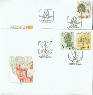 Slovakia 1993, FDC Covers Forests Trees Nature Protection Mi.# 168-170, Ref.bbzg - FDC