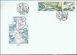 Slovakia 1993, FDC Cover Gabickovo Dam Mi.# 181, Ref.bbzg - FDC