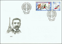 Slovakia 1994, FDC Cover Sport International Olympic Committee Mi.# 194, Ref.bbzg - FDC