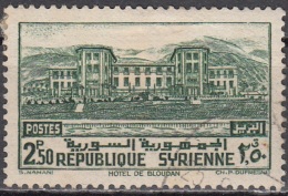 Syrie 1940 Michel 445 O Cote (2007) 0.80 Euro Bloudan Grand Hôtel Cachet Rond - Gebruikt