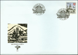 Slovakia 1994, FDC Cover Banska Bystrica City Mi.# 206, Ref.bbzg - FDC