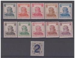 LOTE 726  /// (C360)   ALEMANIA  WURTEMBERG    YVERT Nº: Service 78/88*MH  //  CATALOG/COTE: 34,75€ - Mint