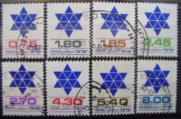 ISRAEL - IVERT 594/95 + 659+704+759/60+754/55 - SERIE BASICA USADOS  - ( H000 ) - Used Stamps (with Tabs)