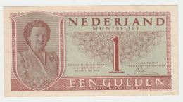 NETHERLANDS 1 GULDEN 1949 XF++ Pick 72 - 1 Gulden