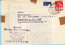 Königstein Taunus - Brief 1949  Notarin Norf Botzem - Koenigstein