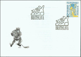 Slovakia 1995, FDC Cover Sport Ice Hockey Mi.# 222, Ref.bbzg - FDC