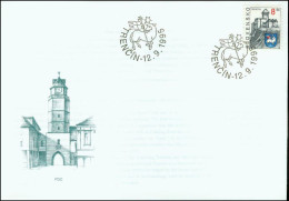 Slovakia 1995, FDC Cover Trencin Castle Mi.# 238, Ref.bbzg - FDC