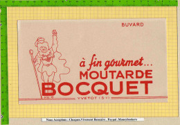 BUVARD : A Fin Gourmet MOUTARDE BOCQUET  YVETOT - Senf