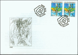 Slovakia 1998, FDC Cover Fight Against Drug Addiction Mi.# 323, Ref.bbzg - FDC