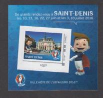 France - Bloc Collector Autocollant Neuf Euro De Football 2016 - St Denis - TB - Collectors