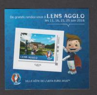 France - Bloc Collector Autocollant Neuf Euro De Football 2016 - Lens - TB - Collectors