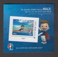 France - Bloc Collector Autocollant Neuf Euro De Football 2016 - Nice - TB - Collectors