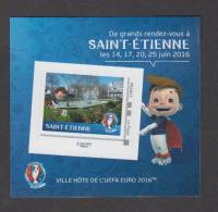 France - Bloc Collector Autocollant Neuf Euro De Football 2016 - St Etienne - TB - Collectors