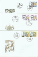 Slovakia 1999, FDC Covers Famous People Mi.# 330-332, Ref.bbzg - FDC