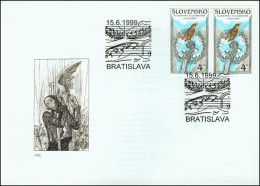 Slovakia 1999, FDC Cover Music Slovak Philharmonic Orchestra Mi.# 341, Ref.bbzg - FDC