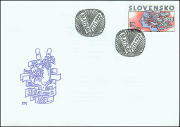 Slovakia 1999, FDC Cover 10th Anniv. Of The Velvet Revolution Mi.# 355, Ref.bbzg - FDC