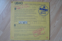 UB 40 - Signing Off - 33T - 1980 (Album + Disque Bonus) - Reggae